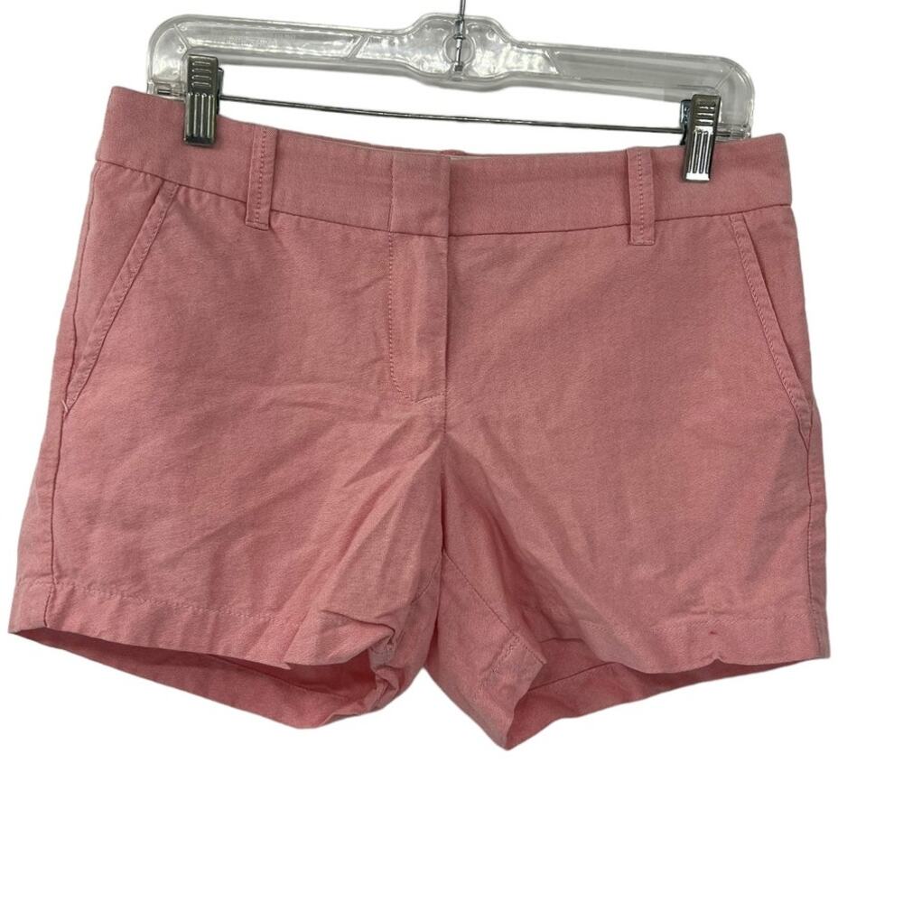 J.Crew Pink 100% Cotton Chino Shorts Women’s Size 4 Preppy
